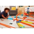 thumbnail image 4 of ​Hot Wheels Track Builder Unlimited Adjustable Loop Pack for Kids 6 Years Old & Up with 1 Hot Wheels Car, Spiral Loop, Launcher & 3 Tracks That Connects to Other Sets, 4 of 6