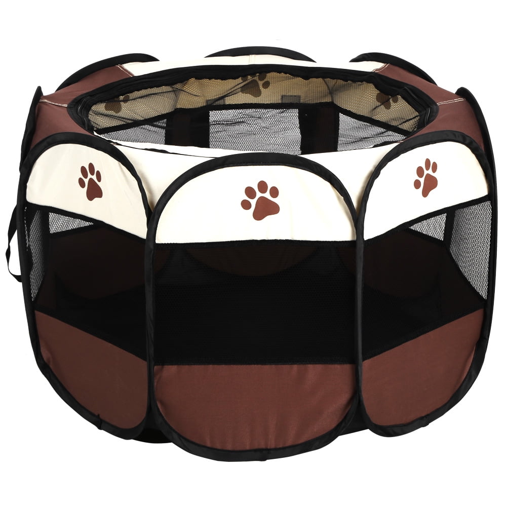Portable Pet Popup Playpen Foldable Pet Playpen SoftSided Exercise