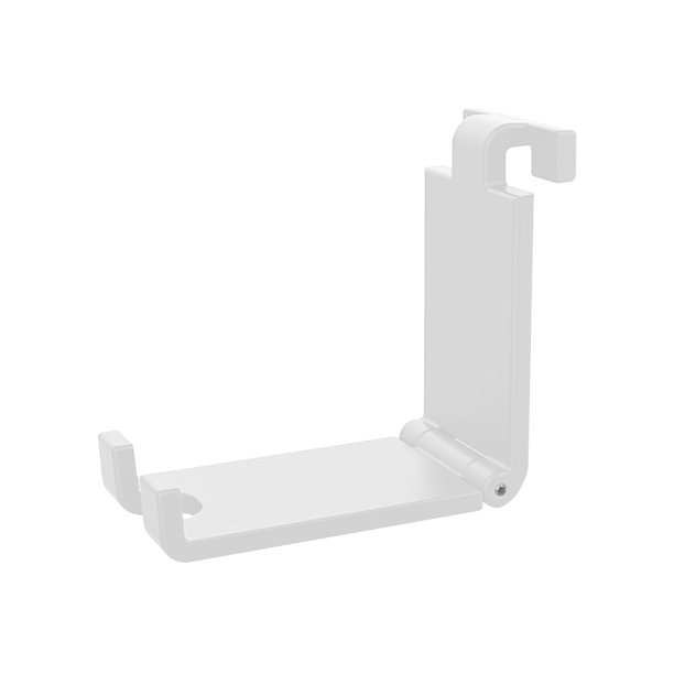 JShteea Soporte Pared para para Consola Juegos PS5 Estante Almacenamiento (blanco)