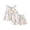 H03-White, variant on CAUYDY Toddler Kid Girl Outfits Clothes Floral Short Sleeve T-Shirt Top Waist Pocketed Summer Short Sets 4-7T Girl Clothes T-Shirt Set (Sizes 18-24 Months,F02-Light Yellow)