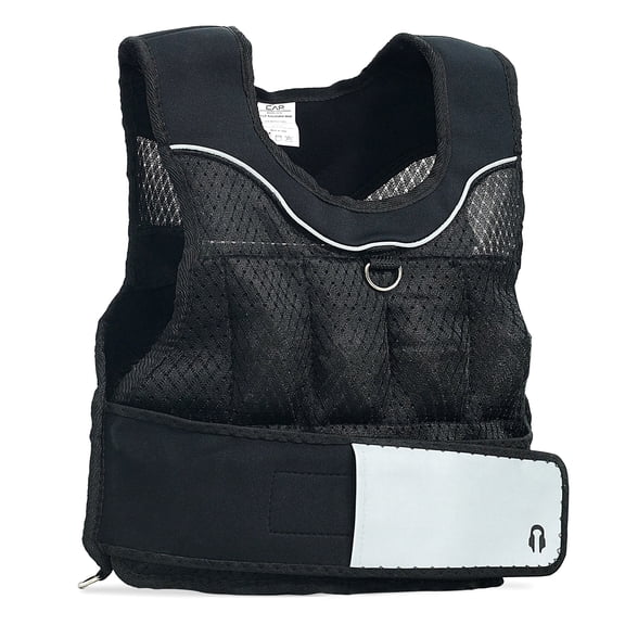 CAP Barbell 20 Lb.  Weighted Vest, Adjustable from 1.5 - 20 lbs