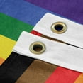 thumbnail image 3 of Extended Pride 3 ft x 5 ft Flag Made of Polyester, EZ Hang Flag, Culture, 3 of 4