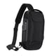 thumbnail image 3 of Bolso de pecho para hombre, mochila de motocicleta con código de bloqueo, bolso informal, portátil y ligero Negro, 3 of 9