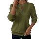 thumbnail image 3 of Camisas Sentuca para mujer, estilo jersey, cuello redondo, manga larga, blusas casuales lisas, 3 of 7