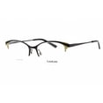 thumbnail image 1 of Bebe BB5204 001 Men's Jet Cat Eye Shape Metal Frame Eyeglasses, 1 of 2