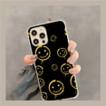 thumbnail image 3 of Black Smiley Face Case Compatible with iPhone 11 pro,Unique Art Design TPU Shock-proof Full Cover, 3 of 6