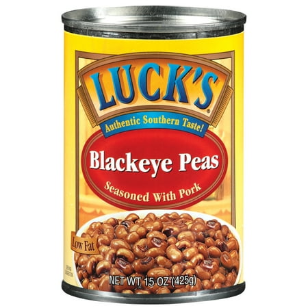 (6 Pack) 1 15 oz. can Luck's Black Eye Peas
