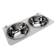 thumbnail image 1 of Alimentador de Perros Montado en la Pared, Tazones de Agua de Alimentos para Perros Elevados de 0.8l A PrueBa, 1 of 7