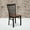 Cherry Wood Seat/Black Metal Frame, variant on BizChair 2 Pack Black School House Back Metal Restaurant Chair - Black Vinyl Seat