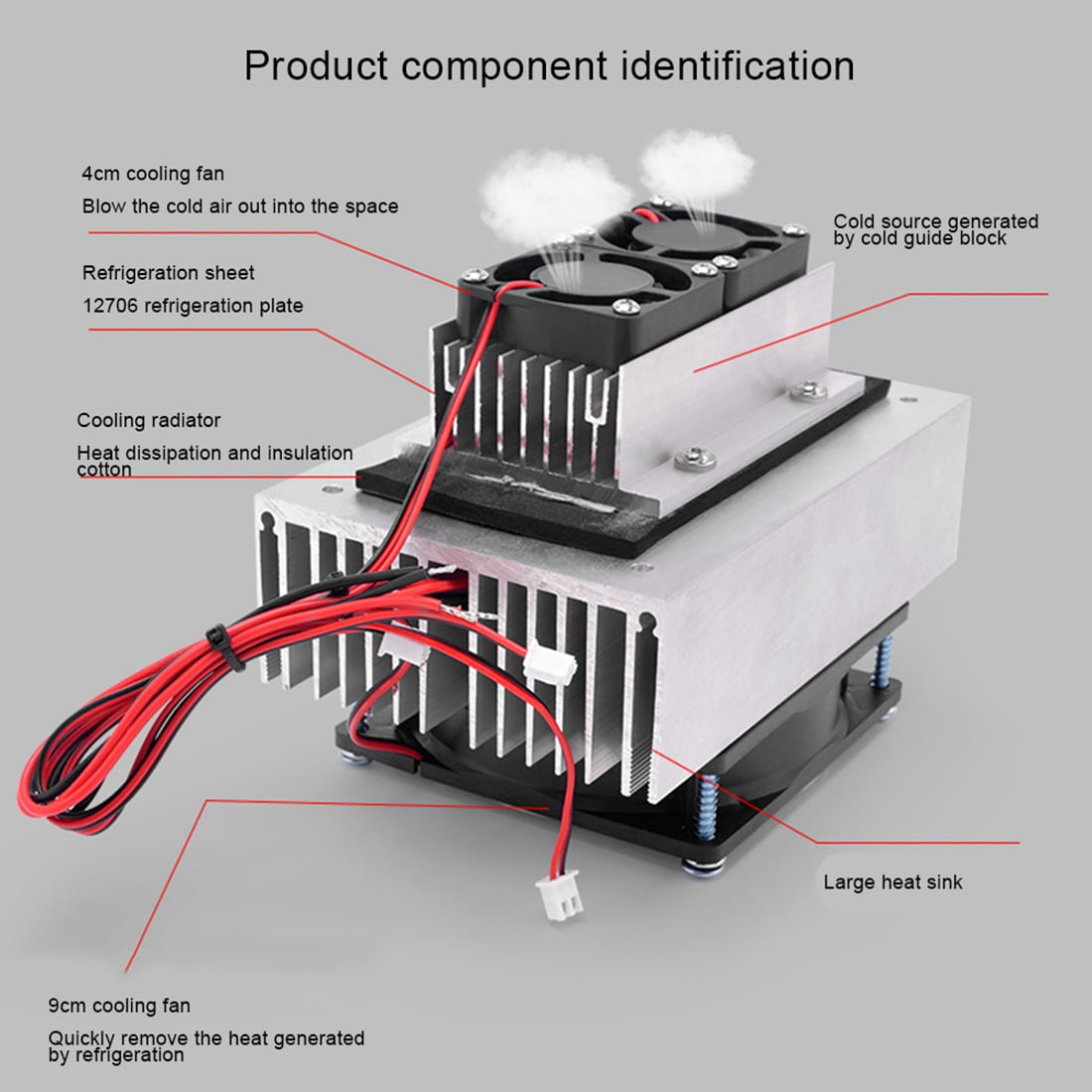 Heat Sink Best Peltier For Cooling Aluminum Water Cooling Block