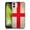 England St. George, variant on Head Case Designs Vintage Flags China Chinese Hard Back Case Compatible with Apple iPhone 14