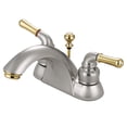 thumbnail image 1 of Grifo de lavabo Kingston Brass Naples, juego central de 4 pulgadas, 1 of 2