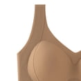 thumbnail image 4 of Kvture Supportive Bras for Older Women Seamless Wireless Push Up No Underwire Full Coverage Comfortable Bralette Khaki Bra XXL, 4 of 6