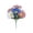 A002- Multicolor, variant on Patriotic Red White Blue Artificial Gerbera Bouquet, 13 Inch Total Height 1 Stems Silk Fake Flowers for Independence Day Memorial Day July 4Th Indoor Outdoor Floral Decor
