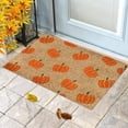 thumbnail image 5 of Fsqjgq Fall Door Mat Washable Halloween Welcome Doormats Pumpkin Bathroom Rugs Home Decor Non Slip Floor Mats Thanksgiving Carpet Area Rugs 15" x 23", 5 of 6