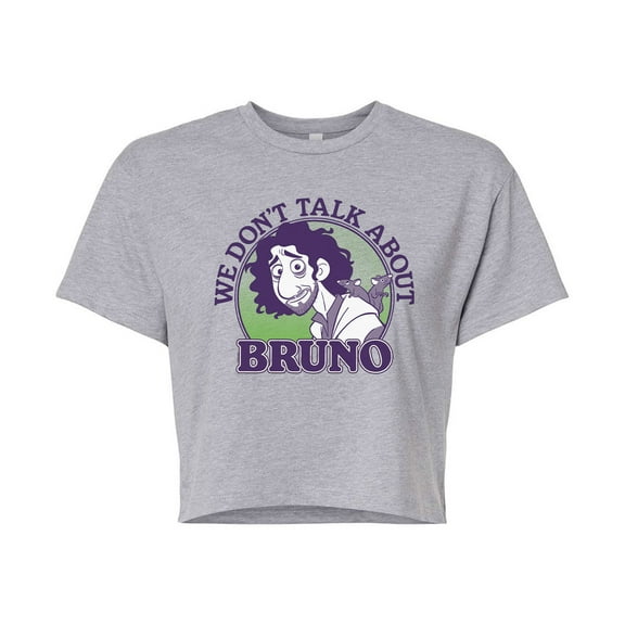 Encanto - Dont Talk About Bruno - Juniors Cropped Cotton Blend T-Shirt