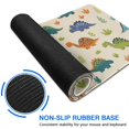 thumbnail image 6 of Long Mouse Pads for Desk,Beige Dinosaurs Plants Leaves Pattern Desk Mats on Top Of Desks, Desk Mouse Pad Extra Large with 3mm Non-Slip Base and Stitched Edge for Gaming,Office,Work,Home 35.4"x15.7", 6 of 6