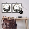 thumbnail image 3 of Stupell Urban Infinity Abstract Circles Painting Abstract Painting Black Framed Art Print Wall Art, Set of 2, 3 of 8