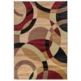 thumbnail image 5 of Tapis Contemporain Moderne Cercles Multi-Area Abstrait 9 Pieds X 12 Pieds, 5 of 5