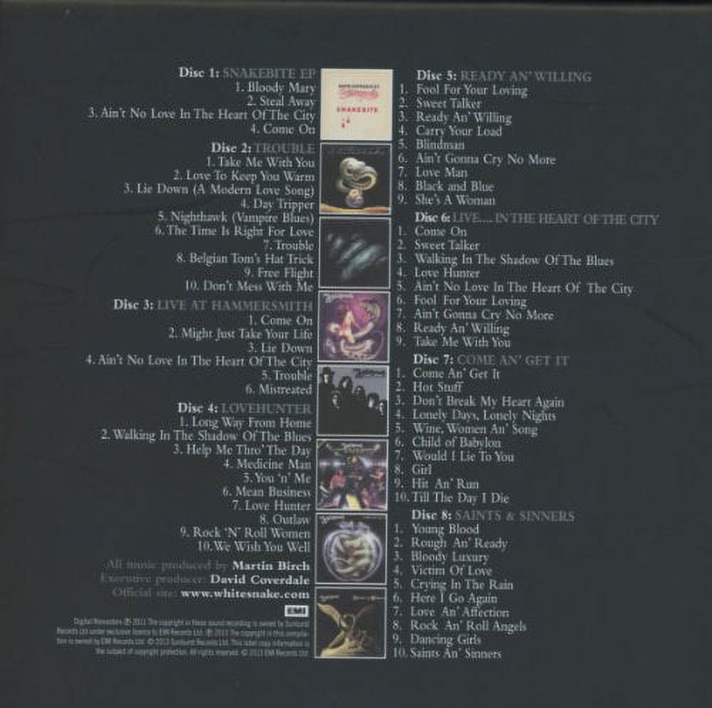 Whitesnake - Little Box 'O' Snakes-Sunburst Years 1978-1982 Whitesnake - Little Box 'O' Snakes-Sunburst Years 1978-1982