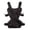 Black, variant on ECODDDE Toddler Swimming Carrier and Support Harness, Water-Land Dual-Use Adjustable Safety Vest for Pool and Beach Activities, Black
