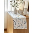 thumbnail image 5 of Table Runner 72 Inches Long for Kitchen Dining, Blue Yellow Spring Floral Dresser Scarf Farmhouse, Dining Table Decorations for Wedding/Parties, Watercolor Botanical Flowers 18 x 72 In, 5 of 8