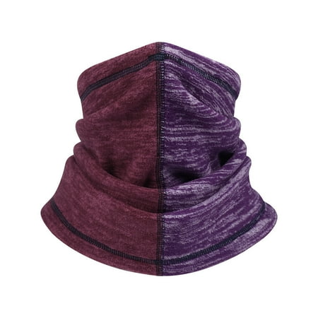 Winter Fleece Neck Warmer Gaiter Ski Face Mask Ski Scarf Bandana for Men Women