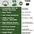 thumbnail image 3 of USDA Organic Coffee Pods. Compatible With K-CUP And Keurig Machines. High Altitude USDA Organic Coffee. Fair Trade Low Acid Beans Medium Roast Single Serve 24 Count Recyclable Cups, 3 of 10