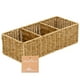 thumbnail image 1 of Cesta de mimbre MyHomeBody con 3 compartimentos para almacenamiento, 1 of 1