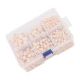 thumbnail image 2 of Wooden Beads MultiSize NonToxic DIY Paintable Attractive Crafts for Handicraft Enthusiasts, 2 of 5
