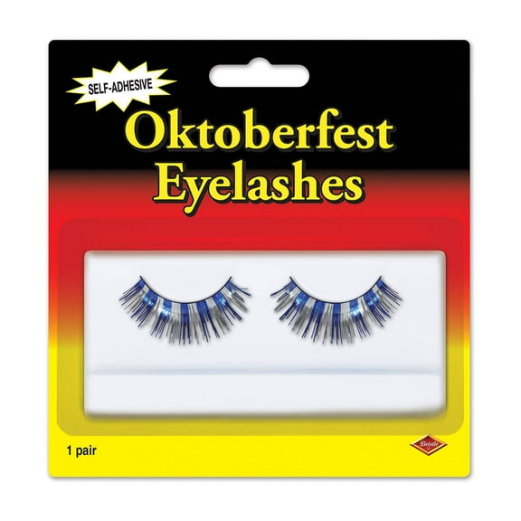 Oktoberfest Eyelashes, (6 Pair/Pkg)