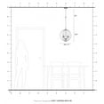 thumbnail image 5 of Livex Lighting - Arabella - 4 Light Globe Convertible Chandelier In Shabby Chic, 5 of 17
