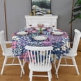 thumbnail image 2 of Pioneer Flower Floral Print Pattern Round Tablecloth 60"x60",Wrinkle Wipeable Table Cloth for Kitchen Dining Room Picnic Patio Party, 2 of 6