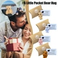 thumbnail image 4 of A Little Pocket Bear Hug, Mini Animal Pocket Hug Bear Decoration, Sending You a Bear Hug, Encourage Gift for friends, lovers, Birthday, Wedding B2E3, 4 of 9