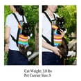 Pet Puppy Dog Carrier Backpack Travel Shoulder Bag Front Chest Holder For Dogs(Colorful/S