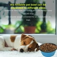 thumbnail image 4 of Collapsible Dog Bowl, 2pcs Silicone Foldable Water and Food Container for Cats and Dogs, Ideal for Outdoor Travel and Camping, 4 of 5