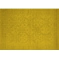 thumbnail image 1 of Ahgly Company Machine Washable Indoor Rectangle Oriental Yellow Industrial Area Rugs, 4' x 6', 1 of 4