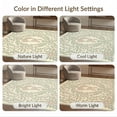 thumbnail image 7 of ODIKA Ripple Bunny Trailing Leaves Nostalgic Whimsical Doormat Bedside Non-Slip Chair-Friendly for Dining Room, Under Table, Home Office, 7 of 7
