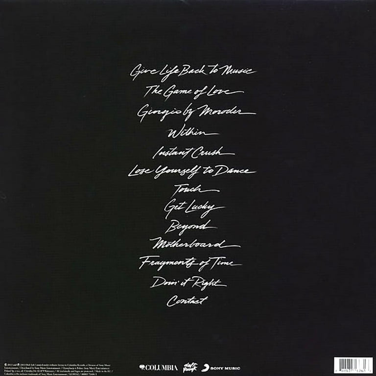 Daft Punk - Random Access Memories LP - 180gm Vinyl - 2013