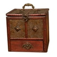 thumbnail image 2 of Cofre Del Tesoro Sunnimix Caja De Almacenamiento Vintage Organizador De Joyas Antiguas Loto, 2 of 8