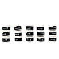 thumbnail image 3 of White PU Overgrip Bands for Tennis Badminton Racket Sweat Absorbent Anti Slip 10 Pieces, 3 of 8
