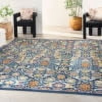 Nourison Allur Bohemian Navy/Multicolor 7' x 10' Area Rug, (7x10)