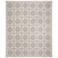 thumbnail image 2 of Safavieh Dhurries Edgar Geometric Area Rug, Gray/Ivory, 8' x 10', 2 of 11
