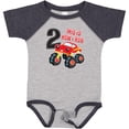 thumbnail image 3 of Inktastic Monster Truck How I Roll 2nd Birthday Boys Baby Bodysuit, 3 of 5
