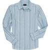 No Boundaries - Big Men's Textured Stripe Shirt