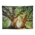 thumbnail image 5 of ONETECH  Wall Tapestry for Bedroom Decoration Nature Forest Tapestry Tree Tapestry Landscape Tapestry Dark Green Tapestry Decor Poster, 5 of 6