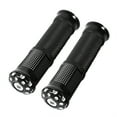 thumbnail image 2 of 1 par de empuñaduras de manillar de bicicleta de motocicleta de caucho de aluminio CNC de 7/8 ", color negro, 2 of 3