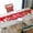 A, variant on HOARBOEG Christmas Table Runner 70x13in Faux Linen Polyester Holiday Table Decor for Indoor Outdoor Christmas Party, Dining Table, Buffet Kitchen Countertop Festive Decoration