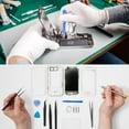 thumbnail image 4 of Uxcell 10Pcs Opening Card, 0.25+0.35mm Ultra Thin Flexible Pry Opening Tool for LCD Screen Mobile Phone Repairing, 4 of 6