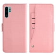 thumbnail image 4 of Huawei P30 Pro Wallet Case Huawei P30 Pro Cover Premium PU Leather Folio Flip Notebook Cover Vogue Business with Credit Slots Wallet Case for Huawei P30 Pro - Pink, 4 of 5